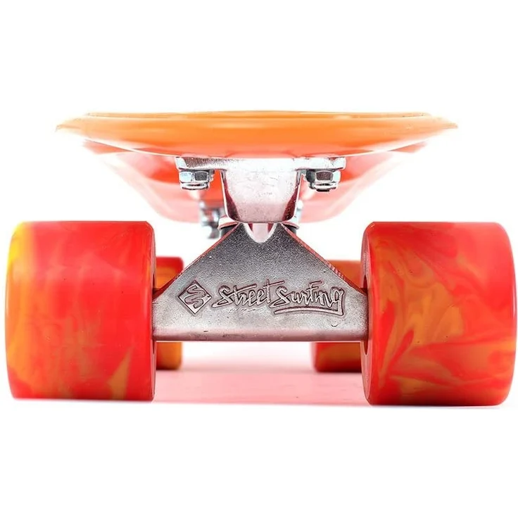 Street Surfing Beach Board Gnarly Sunset Longboard Rollbrett orange 56cm – Bild 4