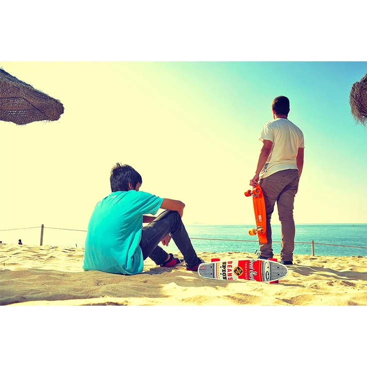 Street Surfing Beach Board Gnarly Sunset Longboard Rollbrett orange 56cm – Bild 3