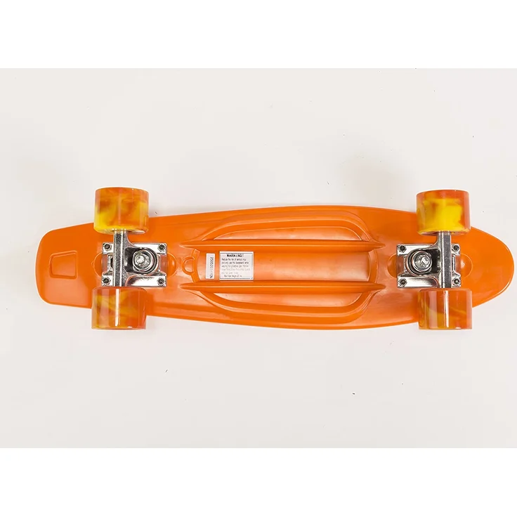 Street Surfing Beach Board Gnarly Sunset Longboard Rollbrett orange 56cm – Bild 8