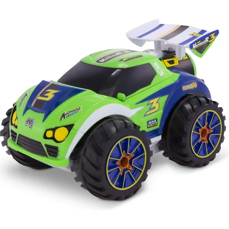 Nikko RC 10012 Nano VaporizR 3, Ferngesteuertes RC Auto, Offroad Fahrzeug bis 8,5 km/h, USB Schnellladung, 360° Drehung, fährt auf Wasser, Schlamm und Schnee, für Kinder ab 8 Jahre, ca. 20 cm, Grün