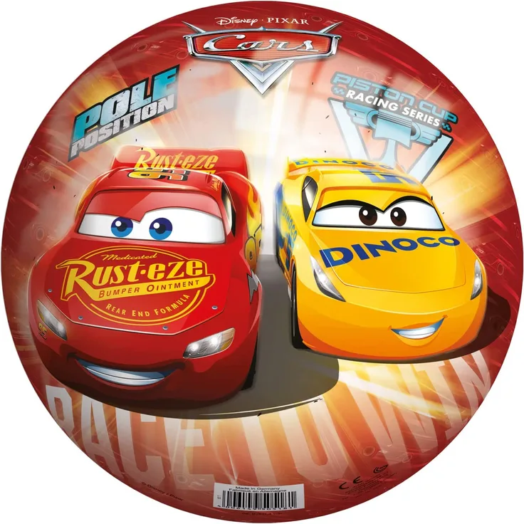 Cars3 50518 Buntball 9 Zoll farblich sortiert, Mehrfarbig