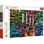 Trefl 26185 Harry Potter: In den Filmen 1500 Teile, Premium Quality, für Erwachsene und Kinder ab 12 Jahren Puzzle, Farbig