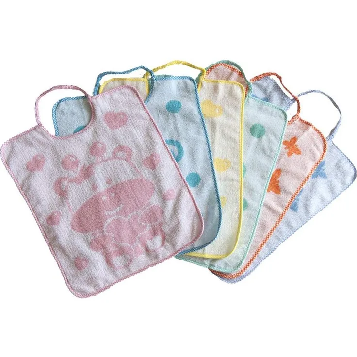 Bubabù Lätzchen Dumbo aus weichem Frottee Jacquard mit Gummi