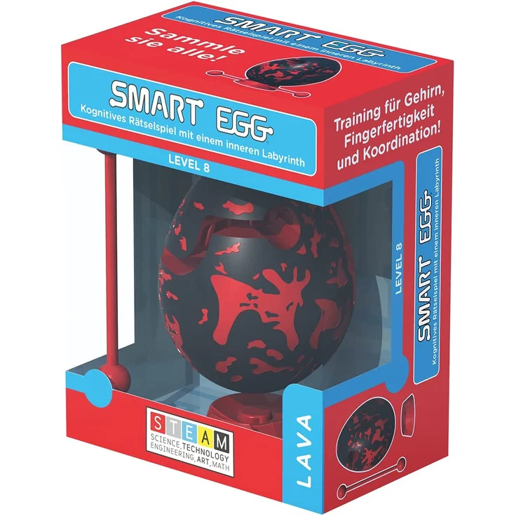 SEGD0001 - Smart Egg Lava (1-Layer), Puzzlespiel, für 1 Spieler, ab 6 Jahren (DE-Ausgabe) – Bild 1