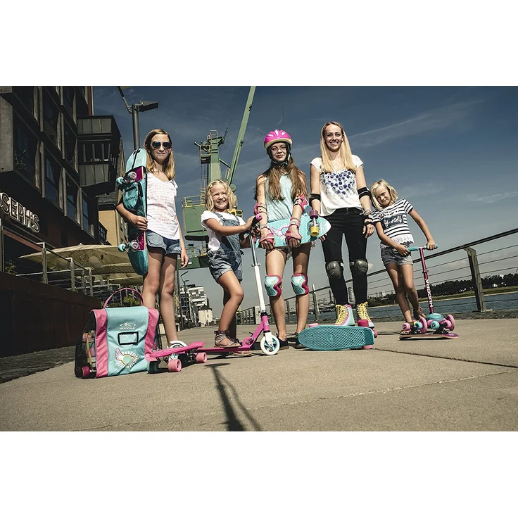HUDORA Rollschuhe Kinder Mädchen Skate Wonders - verstellbar, Roller-Skates, Disco-Roller, Gr. 32-35, 22037 – Bild 2