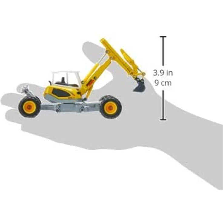 SIKU 3548, Menzi Muck Schreitbagger, 1:50, Metall/Kunststoff, Gelb, Verstellbares Fahrwerk – Bild 9