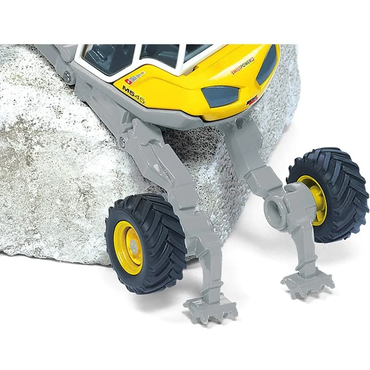 SIKU 3548, Menzi Muck Schreitbagger, 1:50, Metall/Kunststoff, Gelb, Verstellbares Fahrwerk – Bild 5