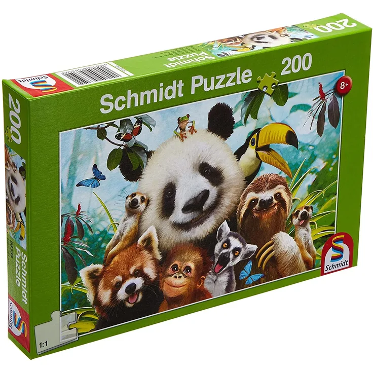 Schmidt Spiele 56359 Einfach tierisch, Kinderpuzzle, 200 Teile, bunt