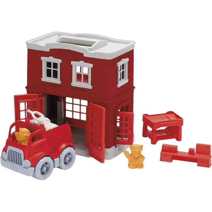 Feuerwehrwache Spielset 8 Teile SV