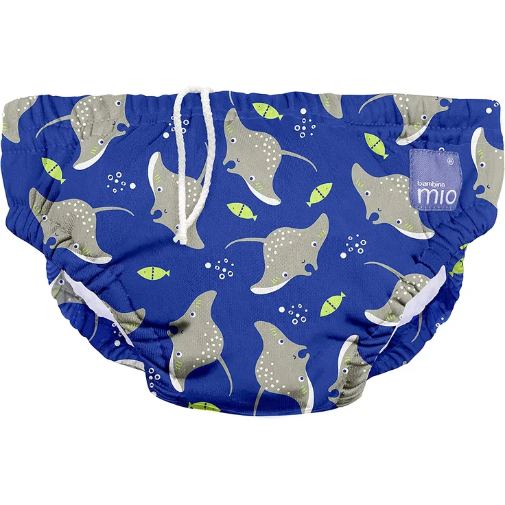 Bambino Mio, Wiederverwendbare Schwimmwindel, auslaufsicher, stylisch und leicht, Strahlender Schimmer, S (<6 Monate)