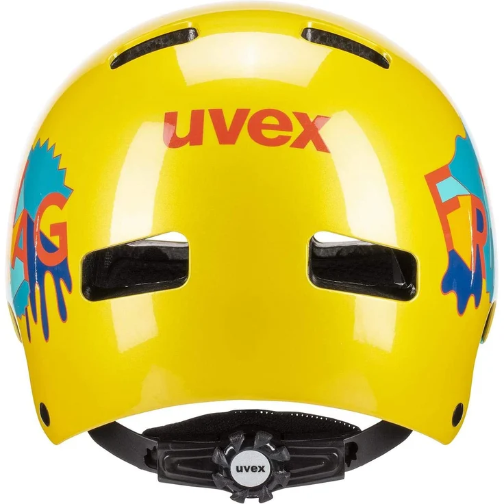 Uvex Unisex Jugend, kid 3 Fahrradhelm, yellow, 55-58 cm – Bild 3