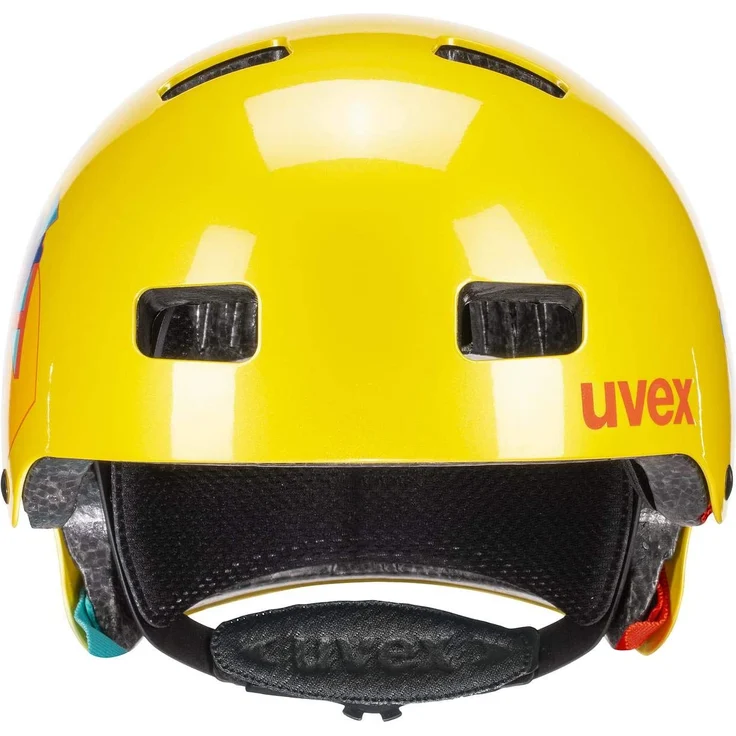 Uvex Unisex Jugend, kid 3 Fahrradhelm, yellow, 55-58 cm – Bild 2