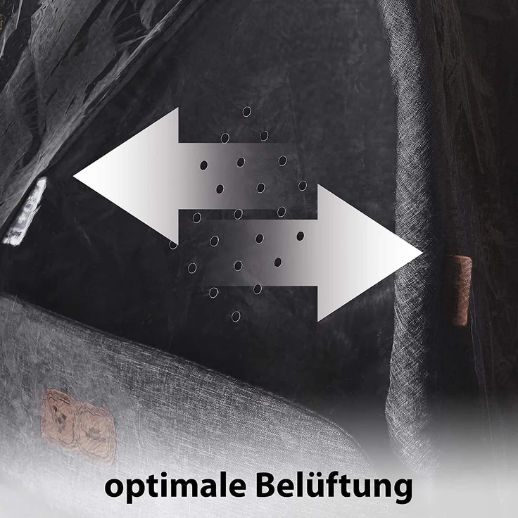 ABC Design Kinderwagen Regenschutz - für alle Kinderwagen universal verwendbar, passend für Babywanne und Sportsitz, windsicher, mit guter Luftzirkulation, einfaches Handling – Bild 4