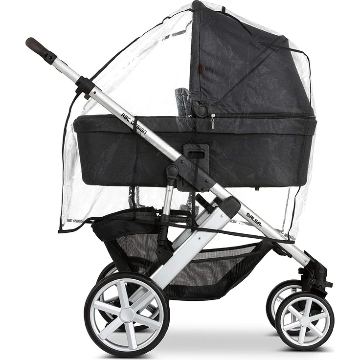 ABC Design Kinderwagen Regenschutz - für alle Kinderwagen universal verwendbar, passend für Babywanne und Sportsitz, windsicher, mit guter Luftzirkulation, einfaches Handling – Bild 1