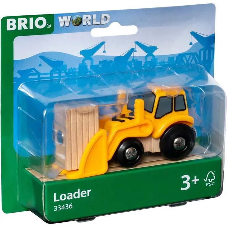 BRIO Bahn 33436 - Frontlader mit Magnetladung