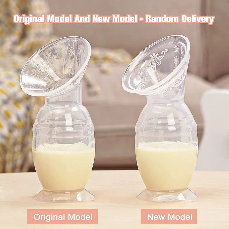 haakaa 150 ML Handmilchpumpe mit Silikondeckel und Saugfuß, Transparent Manuelle Brustpumpe, Silikon Milchpumpe & Muttermilchauffänger, Gesund und Harmlos - Preisvergleich – Bild 6