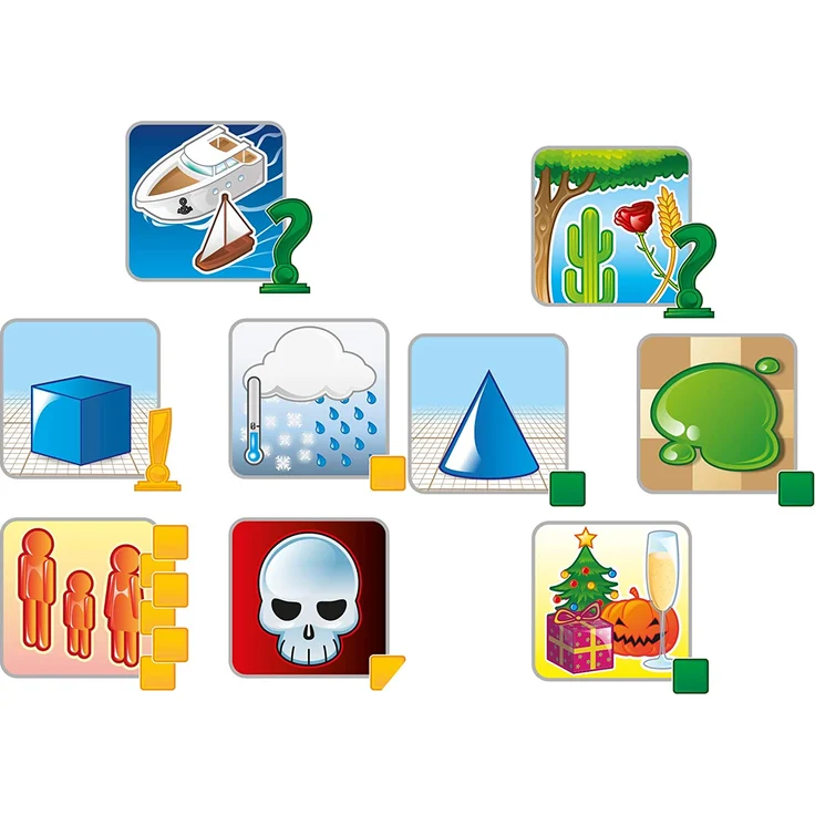 Repos Production-Concept – Hunderte von Gegenständen, Figuren und Titeln durch Kombination von universellen Symbolen – Brettspiel in Spanien, Weiß (CON01ES) – Bild 5