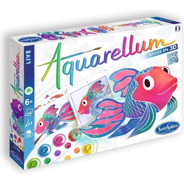 SENTOSPHERE - Aquarellum Live 3D Meerestiere