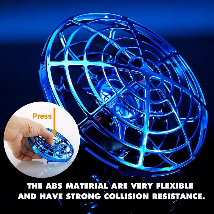 ShinePick UFO Mini Drohne, Kinder Spielzeug Handsensor Quadcopter Infrarot-Induktions-Flying Ball Fliegendes Spielzeug Geschenke für Jungen Mädchen Indoor Outdoor Fliegender Ball – Bild 4