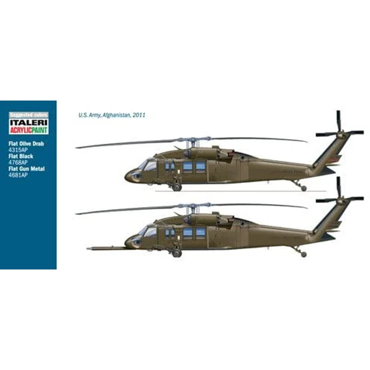 ITALERI 510002706 1:48 UH-60A Black Hawk "Night Raid" – Bild 7