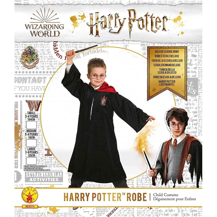 Rubie's 883574M offizieller Harry Potter Gryffindor-Umhang, Deluxe, für Kinder, Kostüm, Größe M – Bild 5