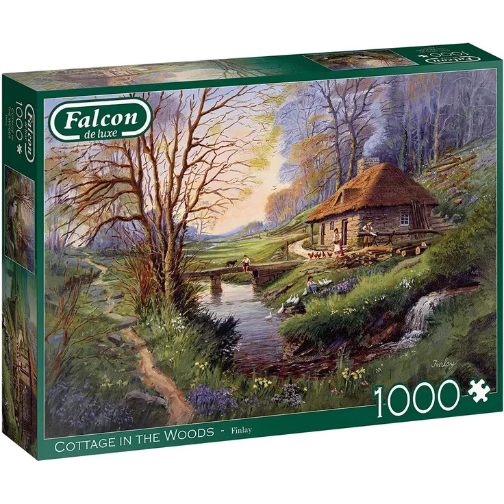 puzzle Cottage in the Woods 1000 Teile