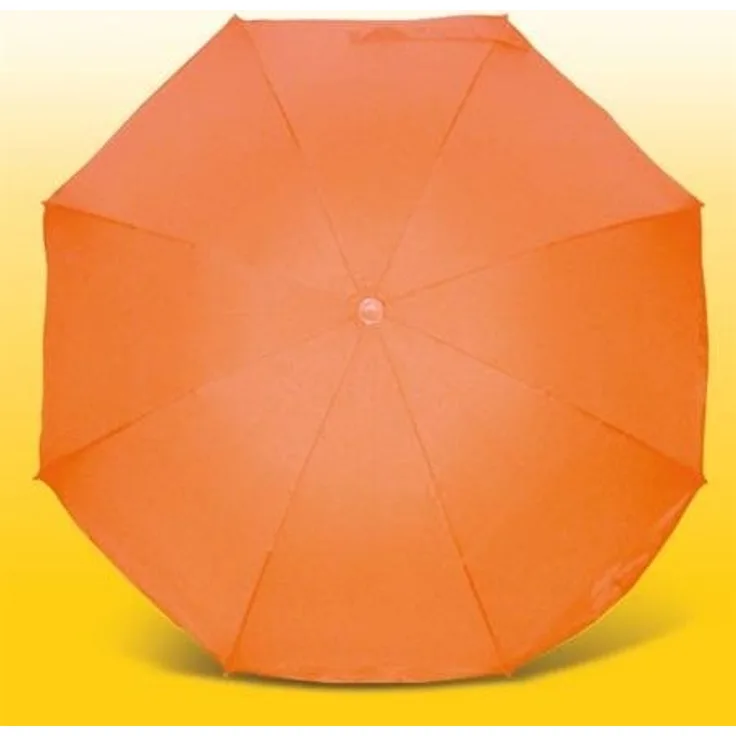 Eisbärchen Sonnenschirm mit Fiberglas-Speichen und UV-Schutz, orange