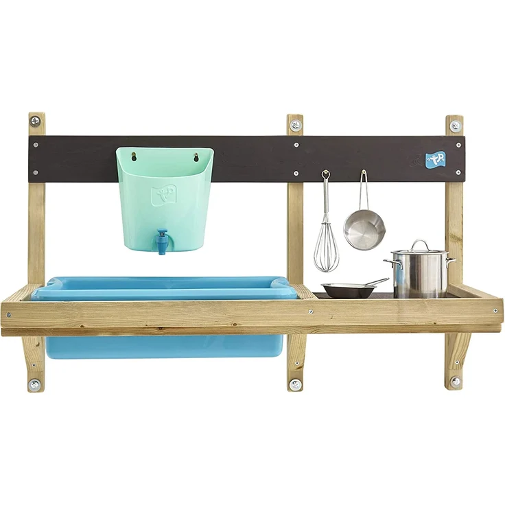 TP Toys Holz Matschküche Mops Deluxe | Wandmodul | Natur | 36x81x56 cm – Bild 2