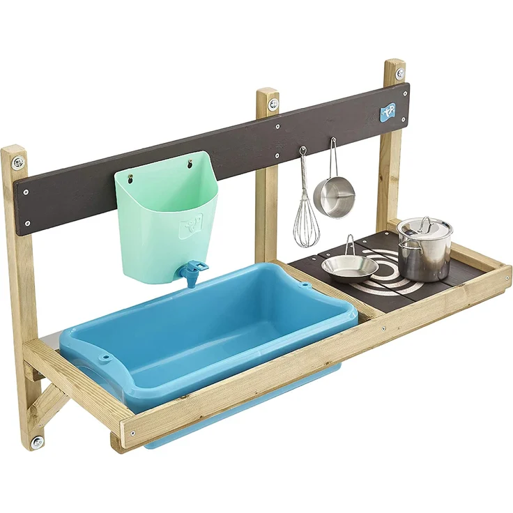 TP Toys Holz Matschküche Mops Deluxe | Wandmodul | Natur | 36x81x56 cm – Bild 3