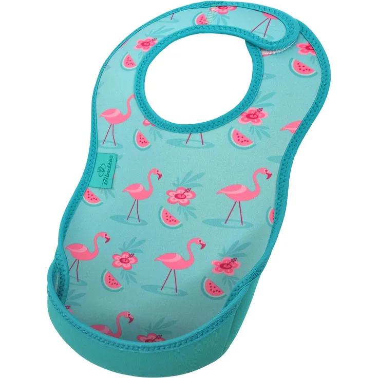 Bibetta Lätzchen Flamingo Türkis Blau