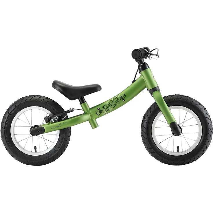 BIKESTAR Laufrad Laufrad mit Seitenständer und Bremse für Kinder ab 3 Jahren | 12 Zoll Sport Edition | Grün – Bild 3