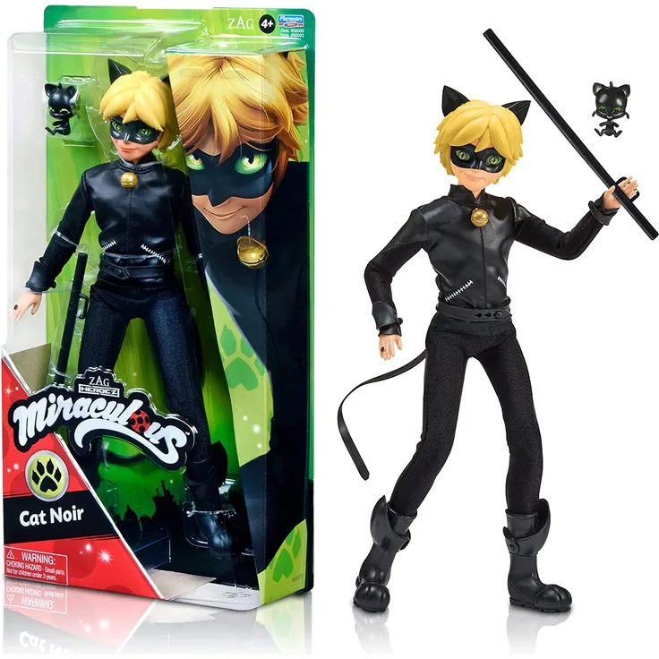 Miraculous doll Black Cat Cat Noir + accessories