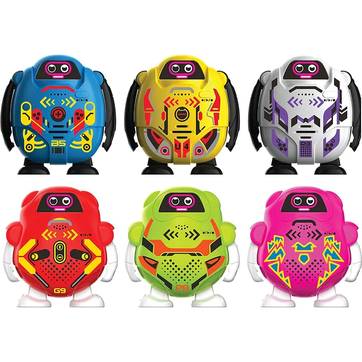 Ycoo by Silverlit Talkibot 9 cm Roboter mit 3 verschiedenen Effekten – Spielzeug mit Touchsensor – erhältlich in 6 Farben