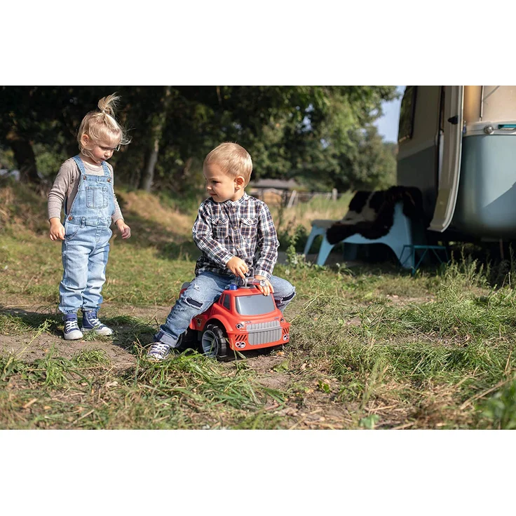 BIG-Power-Worker Maxi Firetruck, großes Spielzeug Auto mit Wasserspritze, Reifen aus Softmaterial, rot, für Kinder ab 2 Jahren – Bild 11
