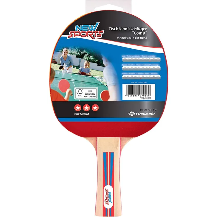 New Sports TT Schläger Competition