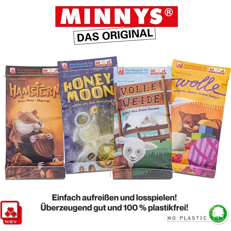 NSV 3602 - Minnys, Hamstern, Würfelspiel, Mitbringspiel – Bild 5