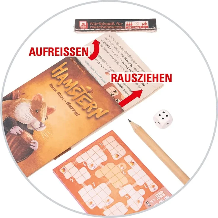 NSV 3602 - Minnys, Hamstern, Würfelspiel, Mitbringspiel – Bild 4