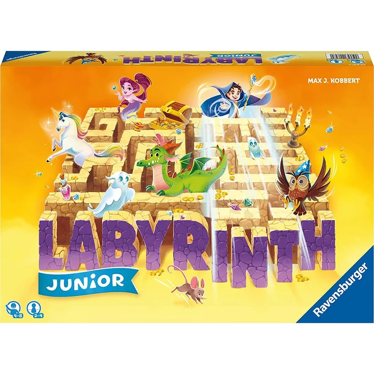 Ravensburger® 20847 - Junior Labyrinth - Familienklassiker für die Kleinen, Spiel für Kinder ab 4 Jahren - Gesellschaftspiel geeignet für 2-4 Spieler, Junior-Ausgabe – Bild 2