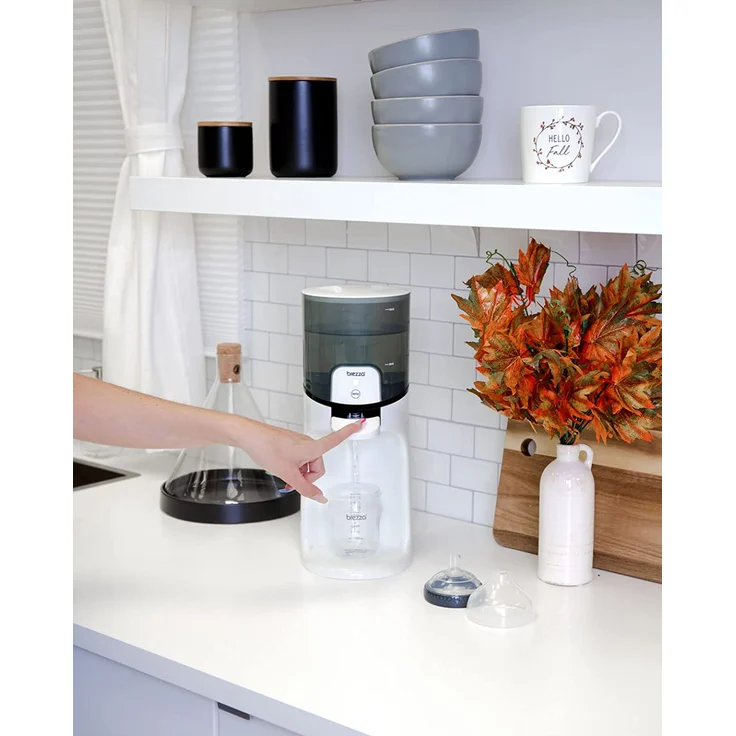 Baby Brezza - Instant Warmer - Ein Intelligenter Flaschenwärmer - Bereitet und liefert auf der Stelle warmes Wasser mit der idealen - Temperaturfür die Babyflasche weiß/schwarz - Preisvergleich – Bild 8