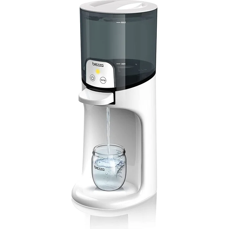Baby Brezza - Instant Warmer - Ein Intelligenter Flaschenwärmer - Bereitet und liefert auf der Stelle warmes Wasser mit der idealen - Temperaturfür die Babyflasche weiß/schwarz - Preisvergleich – Bild 1