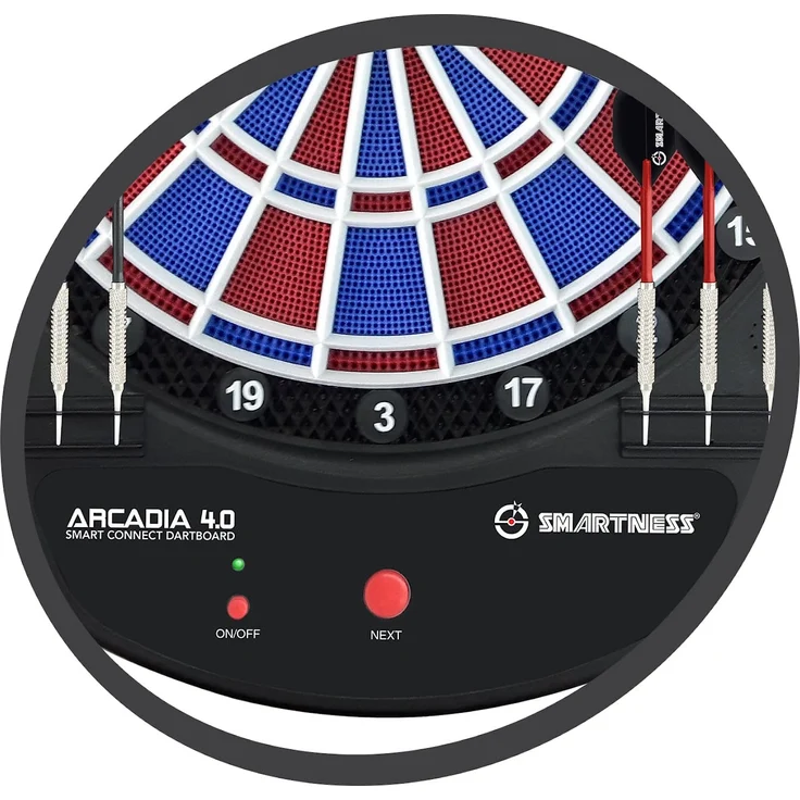 Carromco 'Arcadia 4.0' Erwachsene Smartness E-Dartboard, Mehrfarbig, One Size – Bild 3