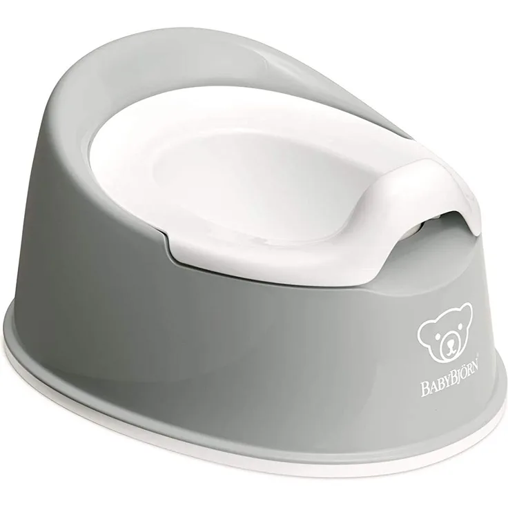 BabyBjörn Cleveres Töpfchen, Grau/Weiß