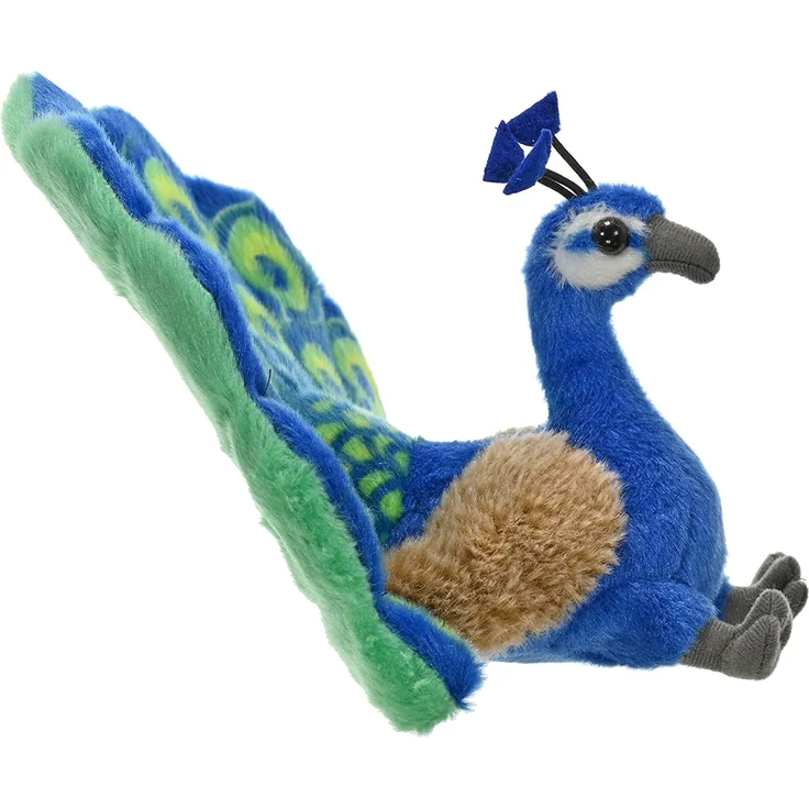Wild Republic Plüsch Pfau, Cuddlekins Kuscheltier, Plüschtier, 20cm – Bild 8