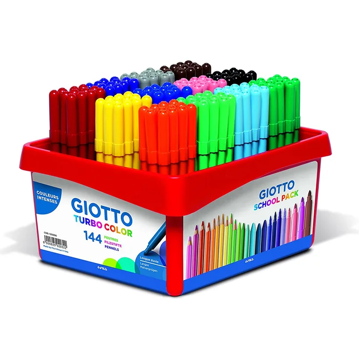 Giotto 5259 00 Turbo Color Fasermaler, Mehrfarbig