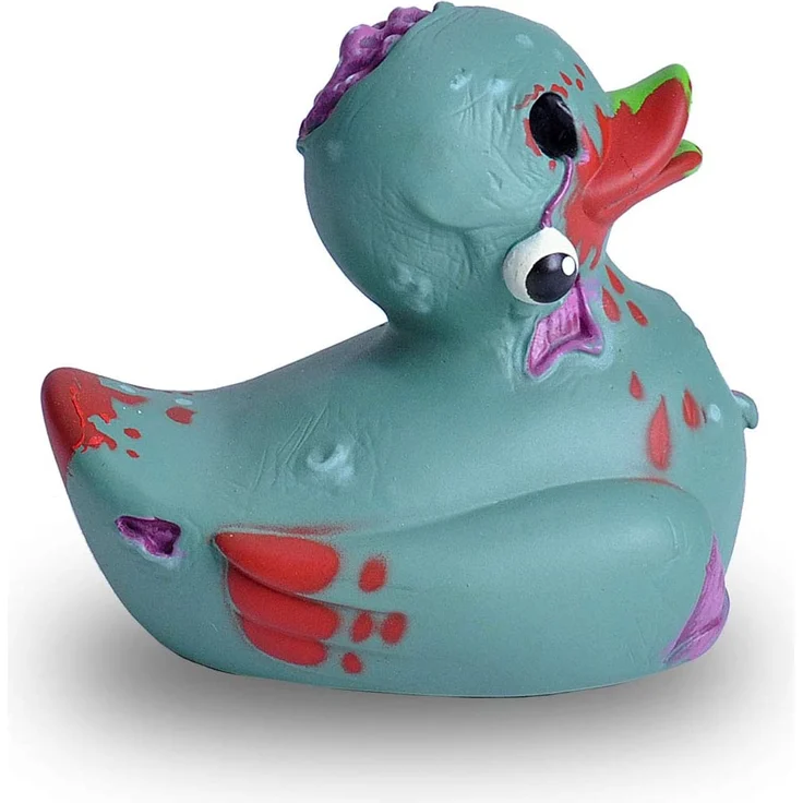 Wild Republic Rubber Duck, Gummiente, Zombie, Badewannen-Geschenke für Kinder, Quietscheentchen, Badespielzeug für Babys, Gummiente lustig, Badeente zum Sammeln, 10 cm, 23214 – Bild 5