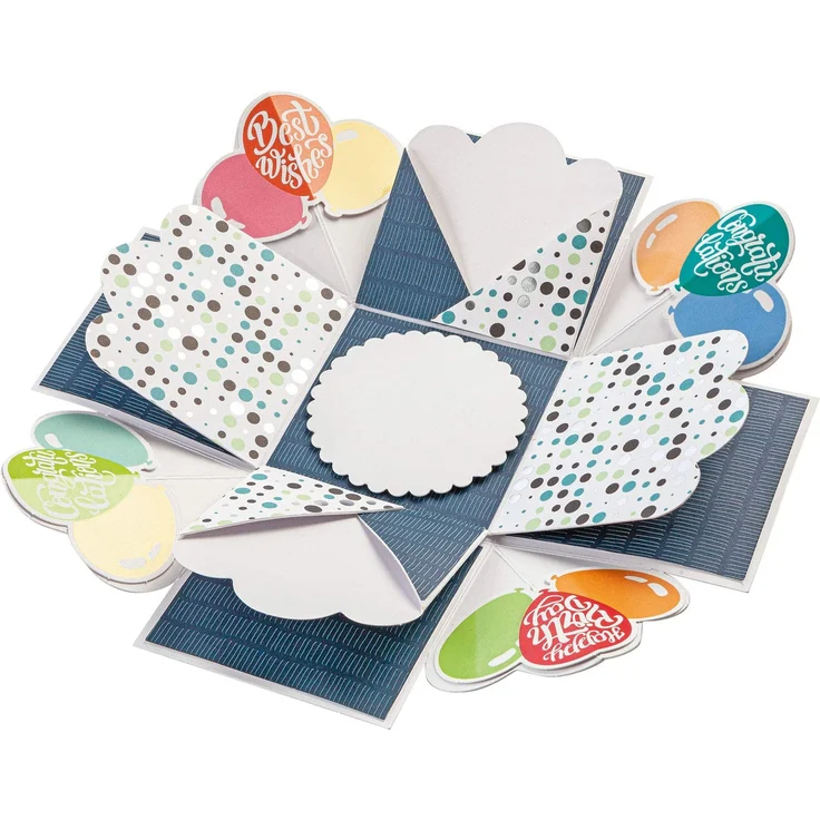 Folia Bastelset Explosionsbox Party – Bild 6