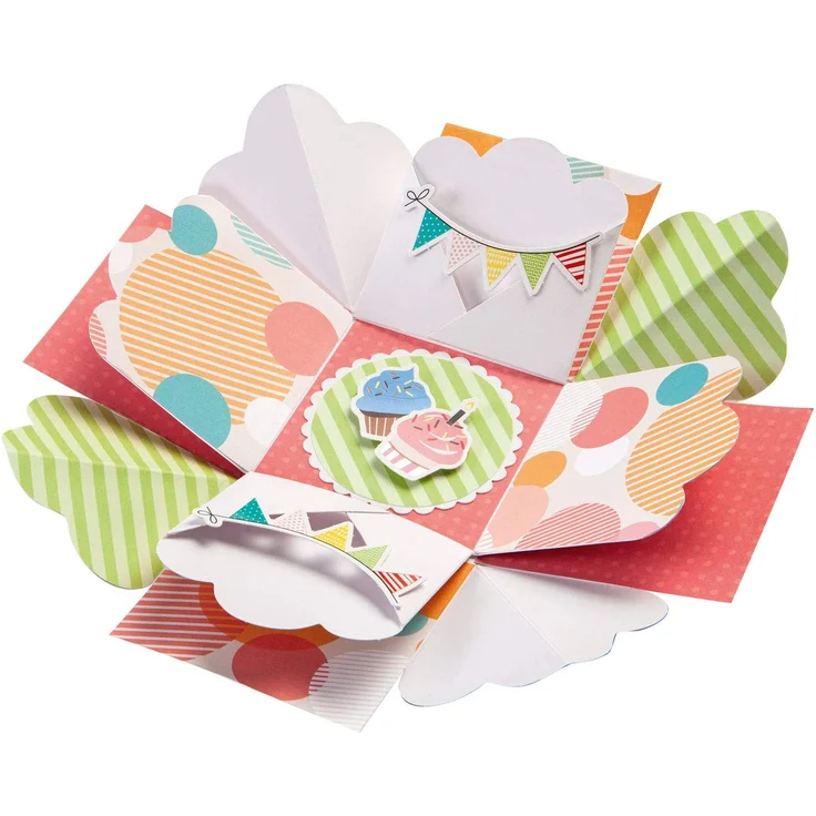 Folia Bastelset Explosionsbox Party – Bild 3