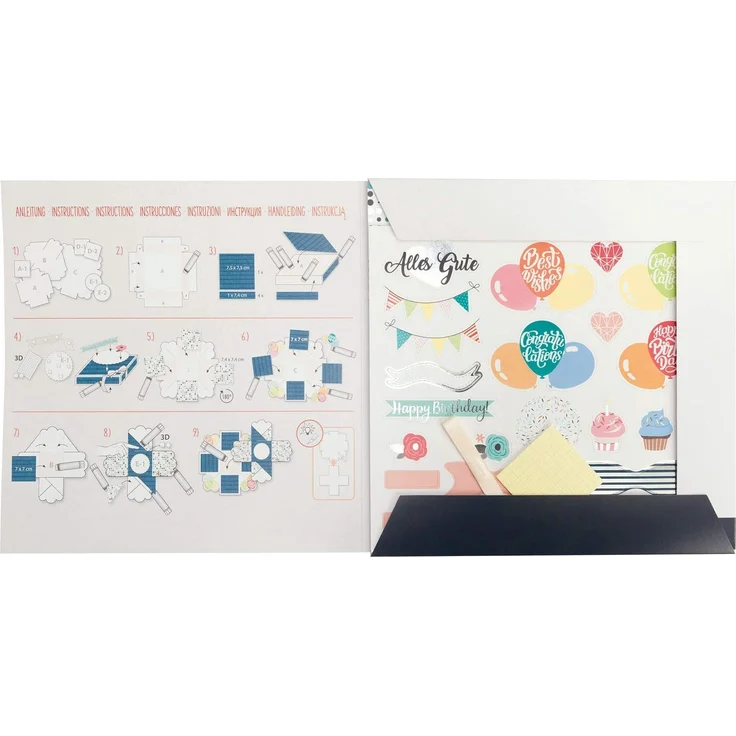 Folia Bastelset Explosionsbox Party – Bild 2