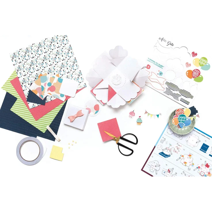 Folia Bastelset Explosionsbox Party – Bild 9