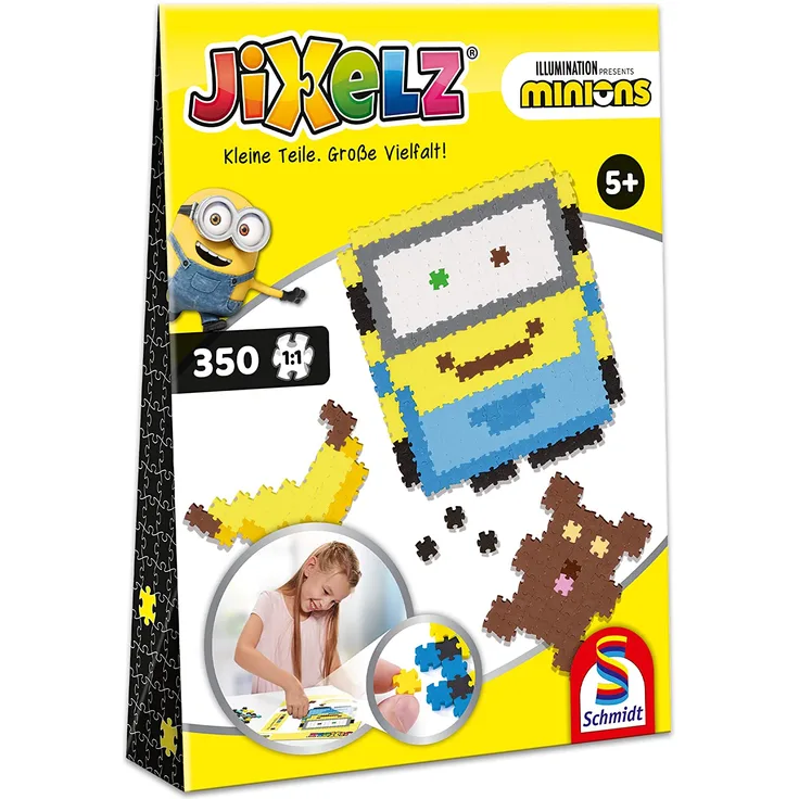 Schmidt Spiele 46107 'JIXELZ "Minions"' 350 Teile, ab 5 Jahren